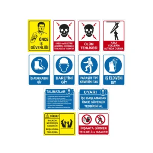 Uyarı Levhası Çeşitleri